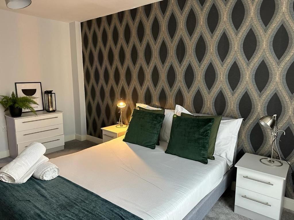 Luxury 9Ine Beautiful Bull Ring Apartment Free Parking Birmingham Eksteriør bilde